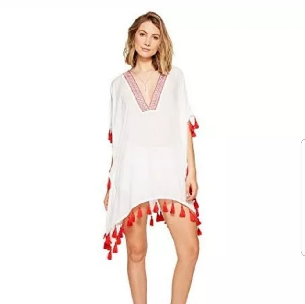 Show Me Your Mumu Tassle Tunic Coverup Small s